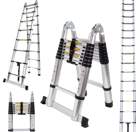 Heavy Duty Telescopic Extension Ladder