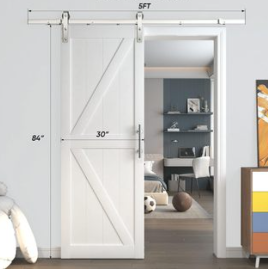 Premium Sliding Barn Door Hardware Kit