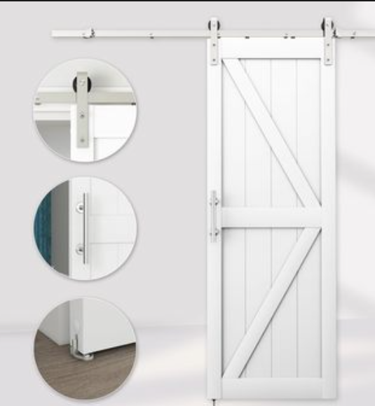 Premium Sliding Barn Door Hardware Kit