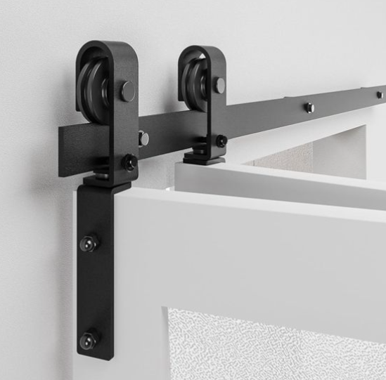 Double Sliding Barn Door Hardware Kit